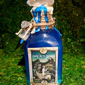Color Changing Potion | Decorative Potion Bottle | Apothecary Bottle | Fantasy Magic | Bookshelf Decor | Witchy Decor | Alaskan Made