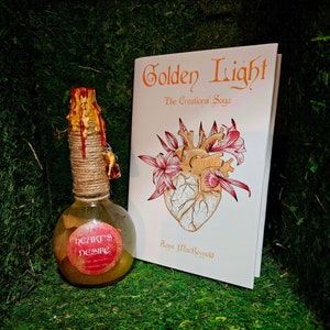 Color Changing Potion | Decorative Potion Bottle | Apothecary Bottle | Bookshelf Decor | Witchy Decor | Fantasy Books I Indie Author