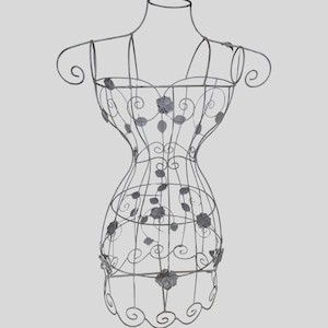 design chic decorative dress form A Spring Entry Table And Dress Form