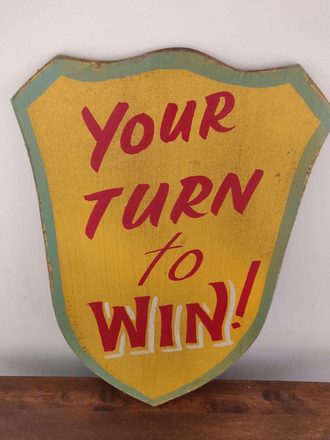 Hand Painted Circus Sign Your Turn to Win - Etsy