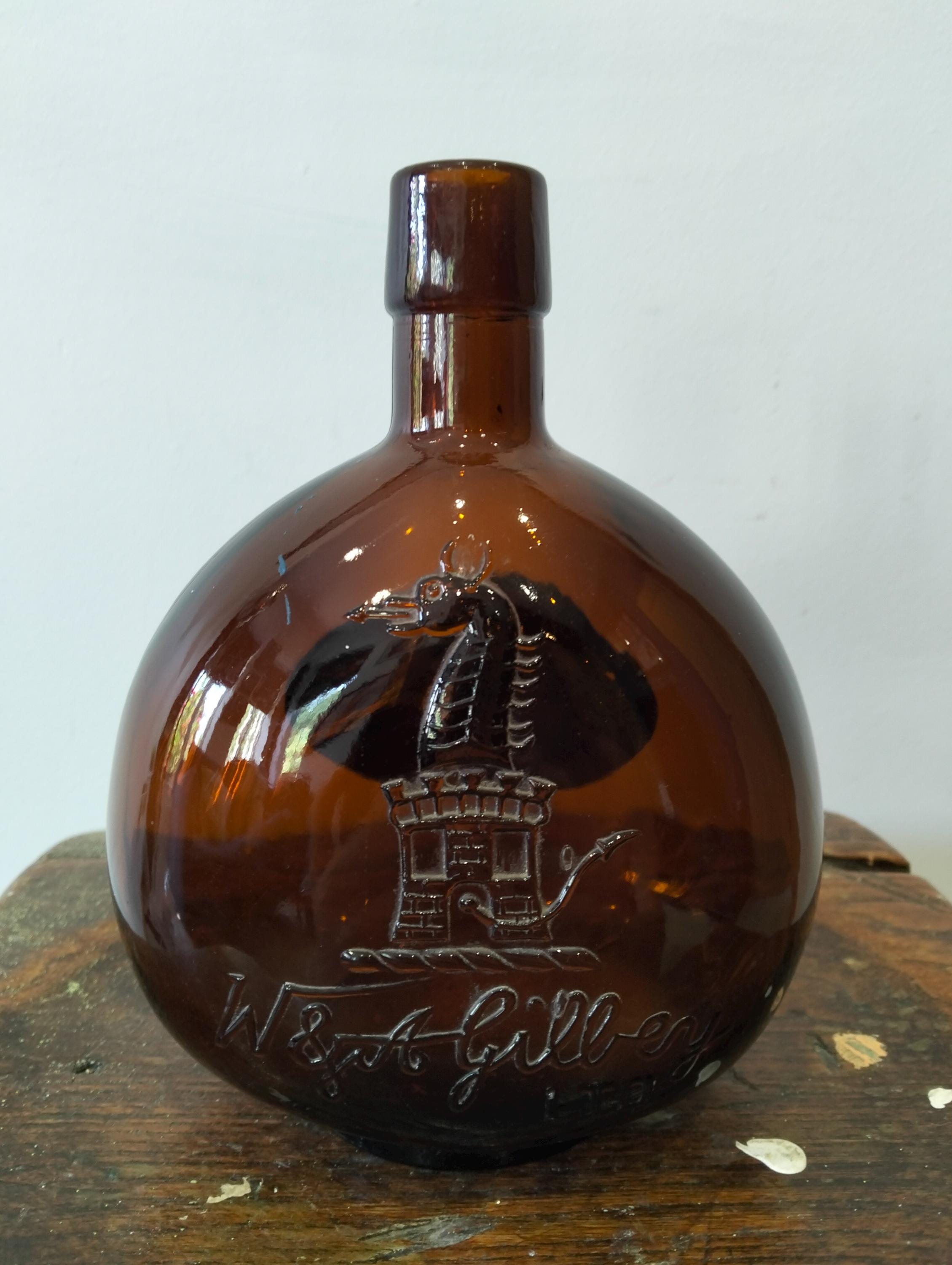 W a Gilbey Bottle - Etsy