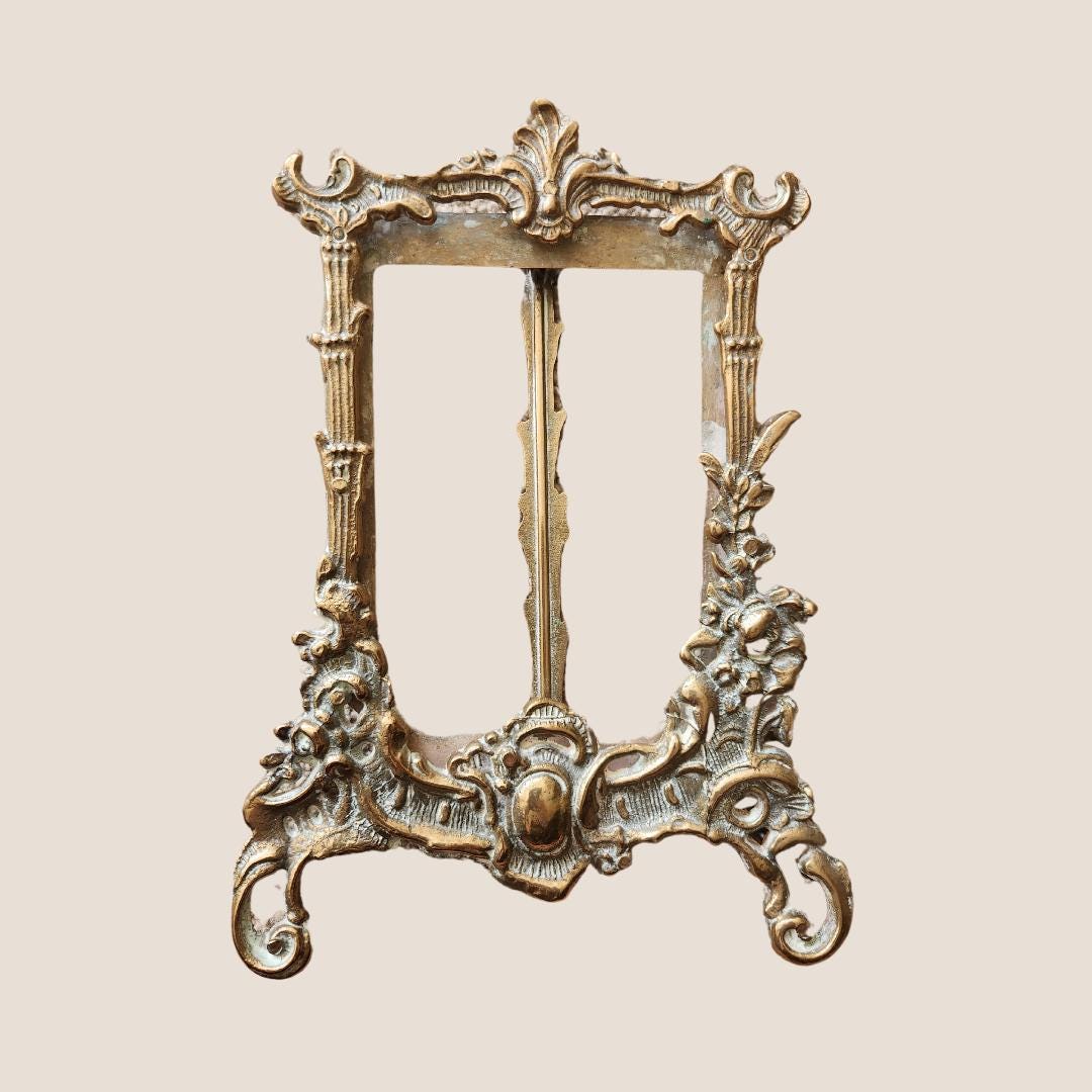 Vintage Rococo Frame Vintage Rococo Style Brass Photo Frame - Etsy