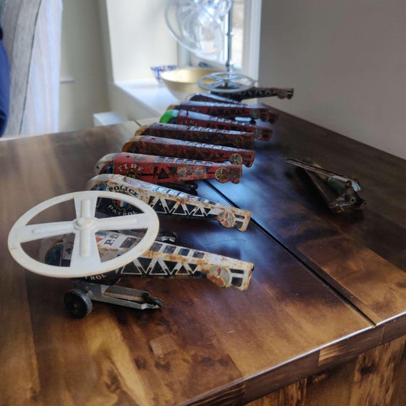 1950 年代のブリキ製おもちゃのヘリコプター 9 個セット - Etsy 日本