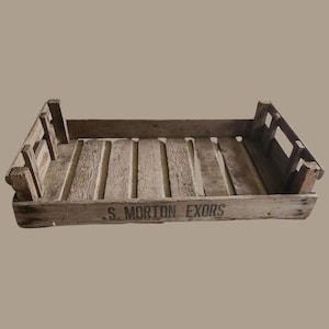 Vintage wooden crate