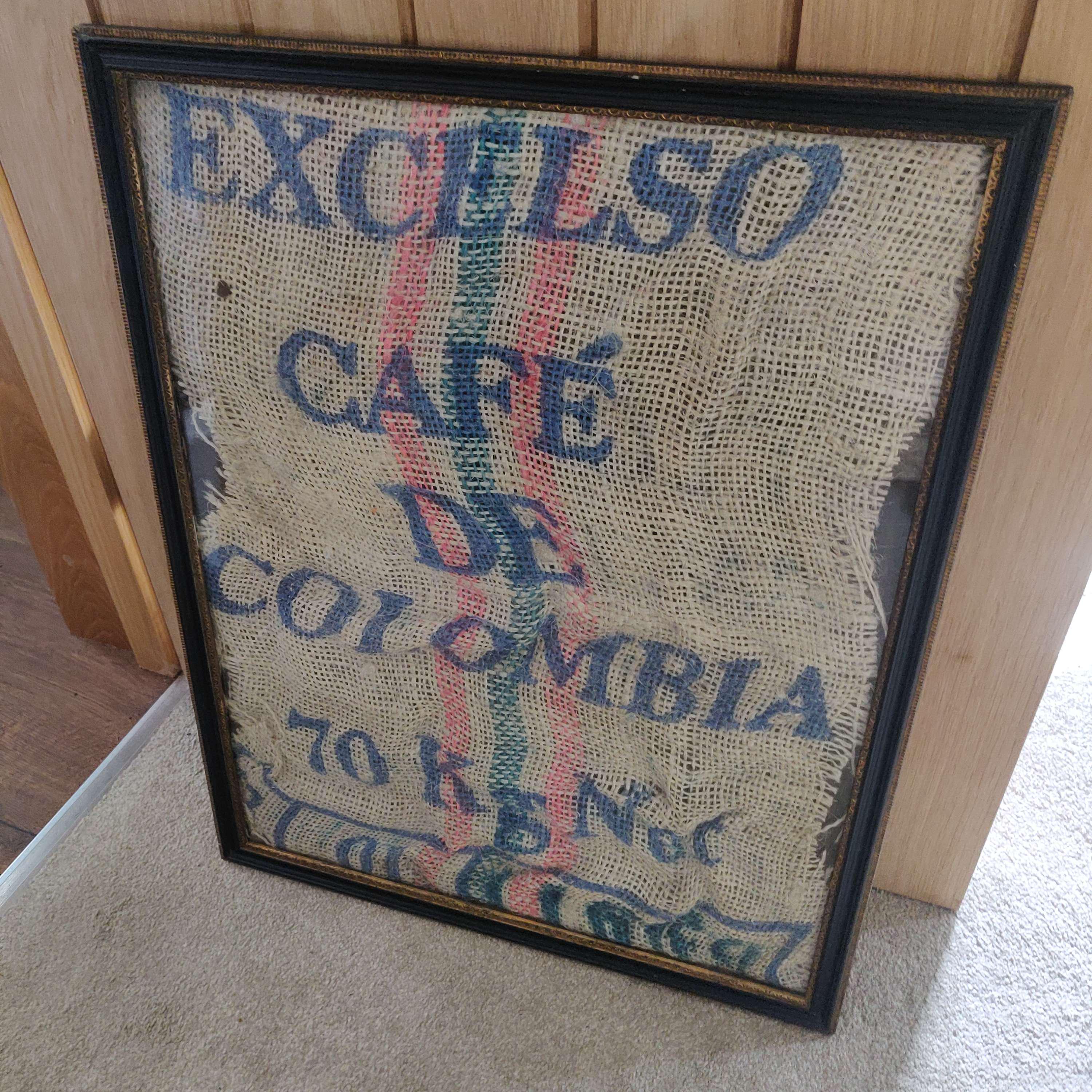 Framed Coffee Sack New Zealand