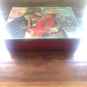 Vintage 1950s /60s Cadburys chocolate biscuit tin