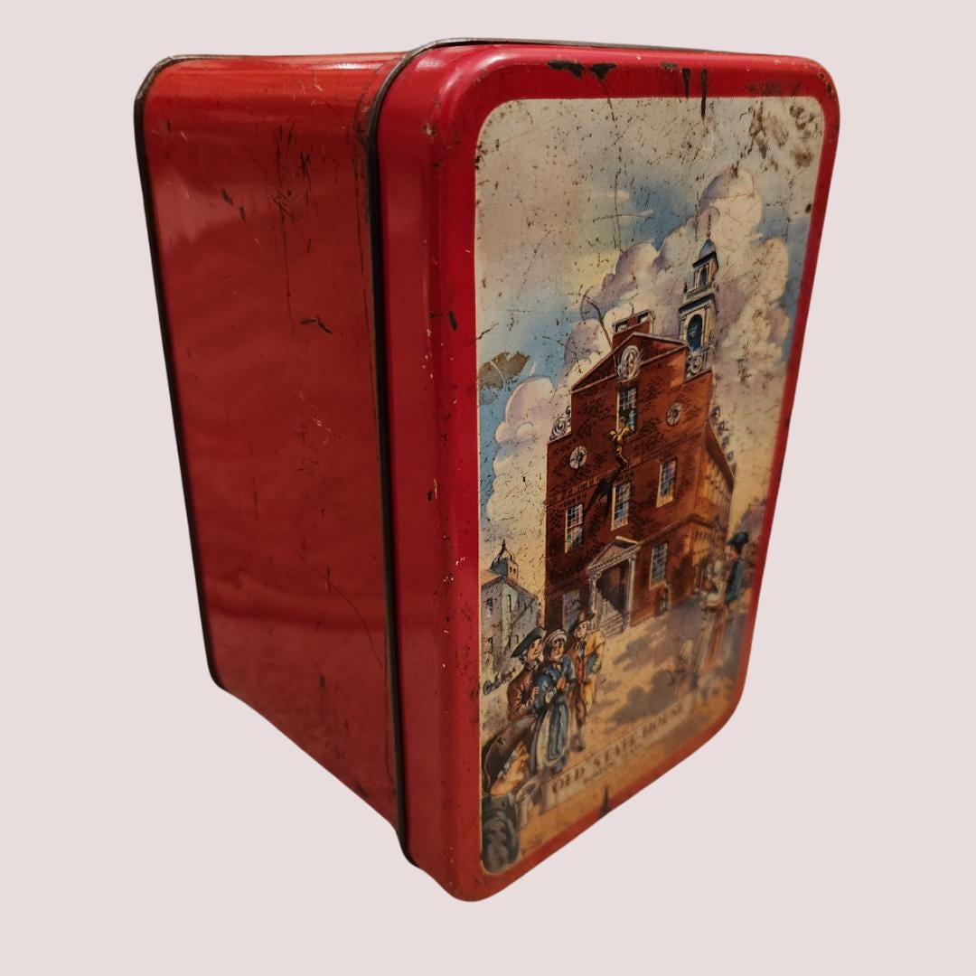 Vintage Old State House Tin - Boston, Massachusetts Americana