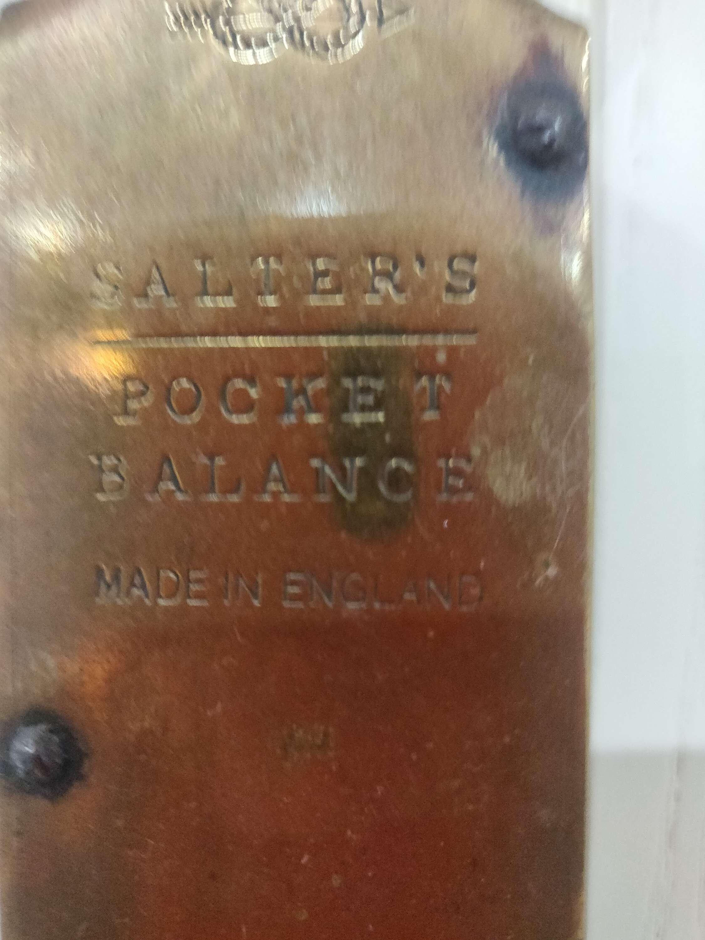 THE SALTER イングランド製 ヴィンテージ 天秤 THE SALTER