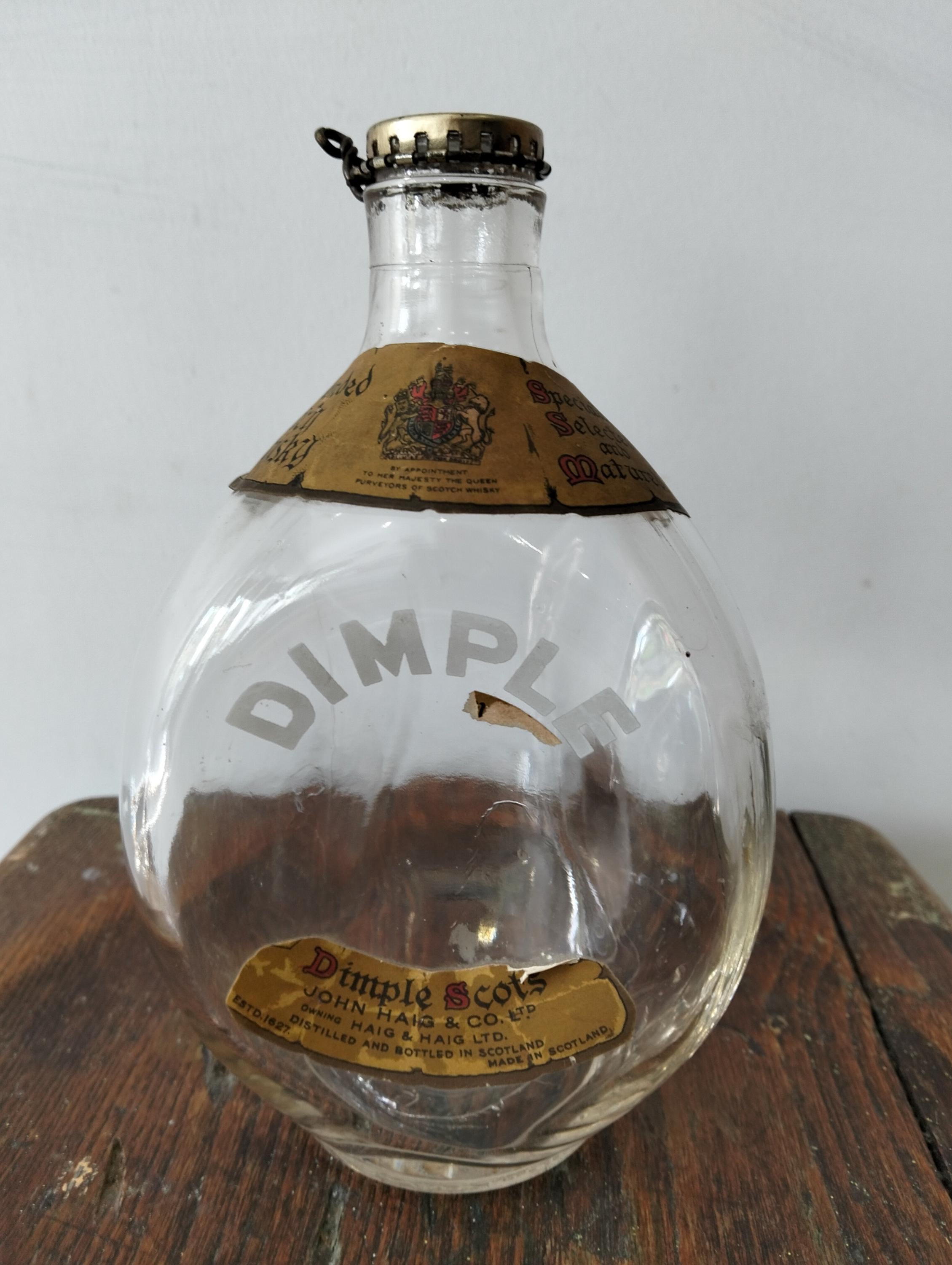 Vintage Haig Bottle - Etsy Canada