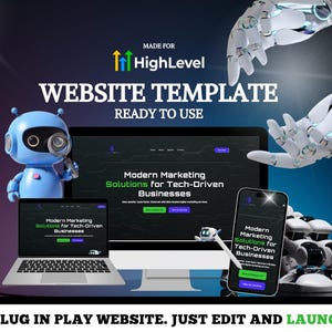 GoHighLevel Website | GoHighLevel Templates | GHL Website Snapshot |  GHL Templates | Fully Customizable Design | Funnel Templates GHL | ghl
