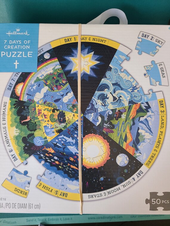 Hallmark 7 Tage der Schöpfung 50 Stück Puzzle 24 Etsy