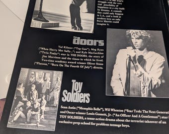 Showest Tri Star Movie Program 1991 - The Doors - Fisher King - Terminator 2 - Another You - Toy Soldiers