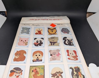 Vintage 1979 Kiddie Komfies Applique Sewing Pattern - Koala Bear #101