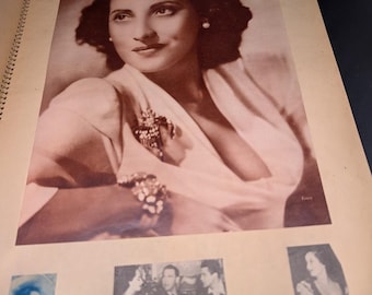 Lot of 5 movie scrapbooks - Jane Powell - Merle Oberon-Joan Fontaine- Betty Grable