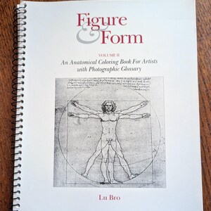1992 Brown und Benchmarch Figure and Form Vol II Anatomisches Malbuch für Künstler mit Fotografischem Lexikon Buch - Art How to Book