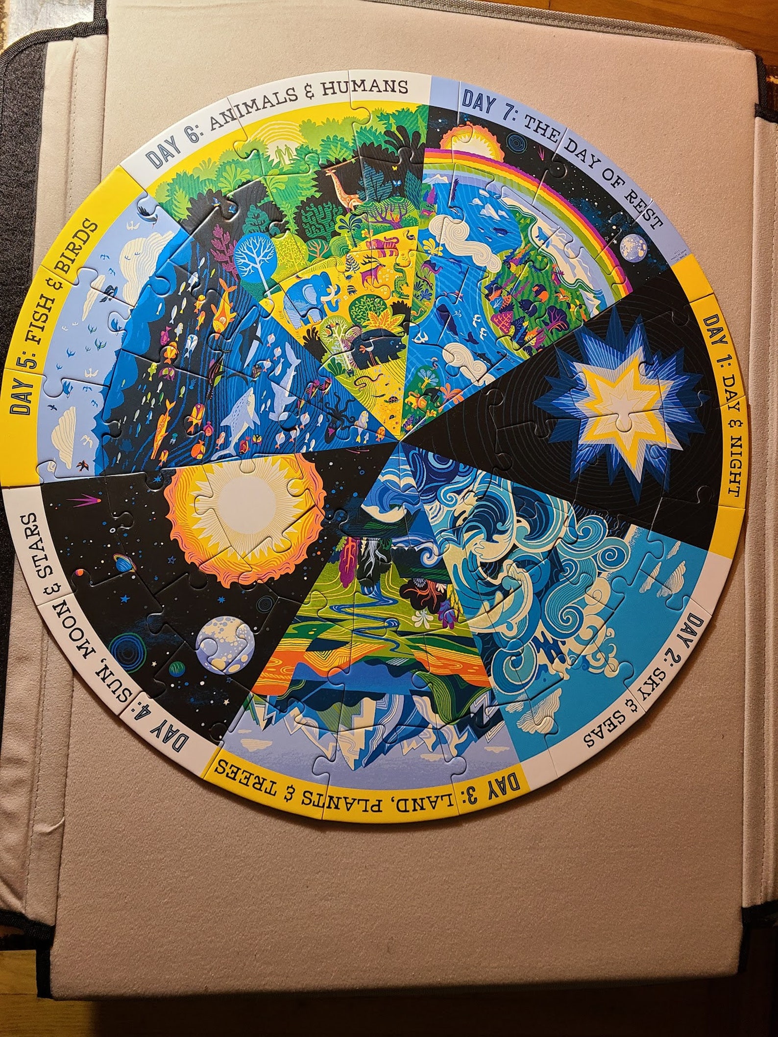 Hallmark 7 Tage der Schöpfung 50 Stück Puzzle 24 Etsy