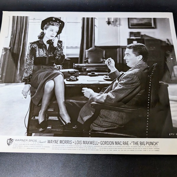 Original The Big Punch Movie Lois Maxwell Photo