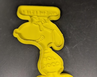Vintage Snoopy - Hi Sweetie Joe Cool Plastic Cookie Cutter