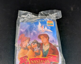 Burger King Anastasia actiefiguur uit 1997 - Anastasia-film - Anastasia en hond, Burger King speelgoed, Burger King kinderspeelgoed