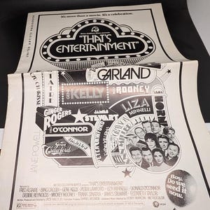 Original That's Entertainment Pressbook -Gene Kelly -Liz Minelli-Elizabeth Taylor -Bing Crosby - Judy Garland