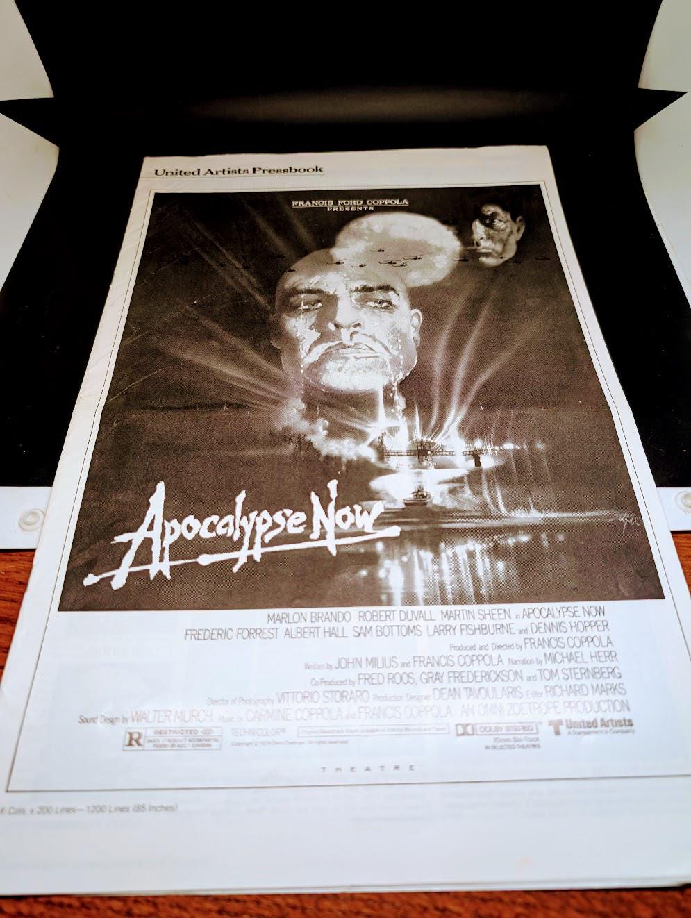 Apocalypse Now - 1979 Original Pressbook Frances Ford Coppola