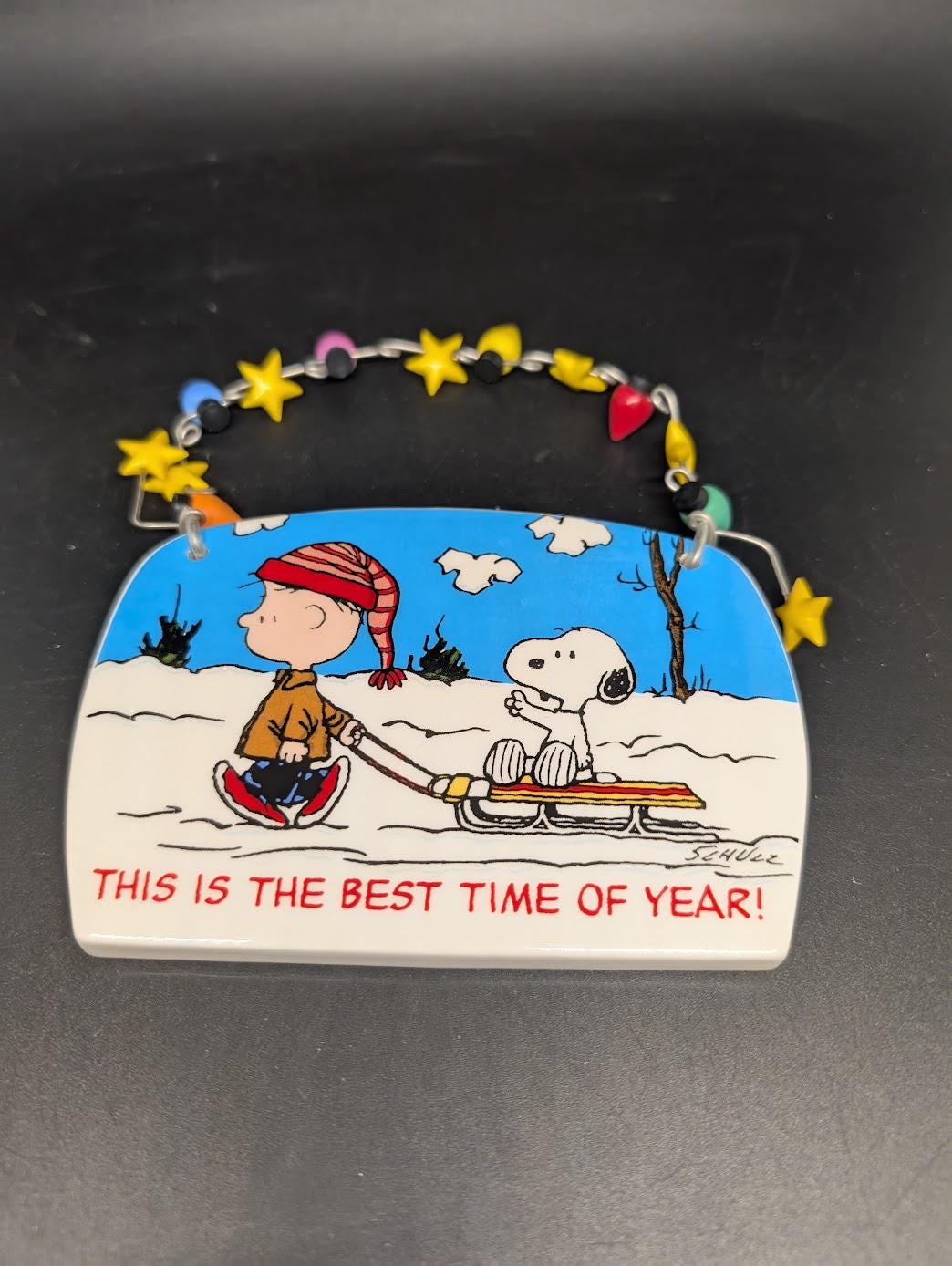 Department 56 Peanuts Christmas Ornament - Wall Hanging - Snoopy