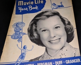 Vintage Movie Life Yearbook Vol 1 Nr. 10 Ingrid Bergman - Gene Autry June Allyson - Howard Duff - Clark Gable - Betty Grable - Doris Day