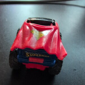 Hot wheels Superman monster jam monster truck Die-cast Car Superhero Blue image 3