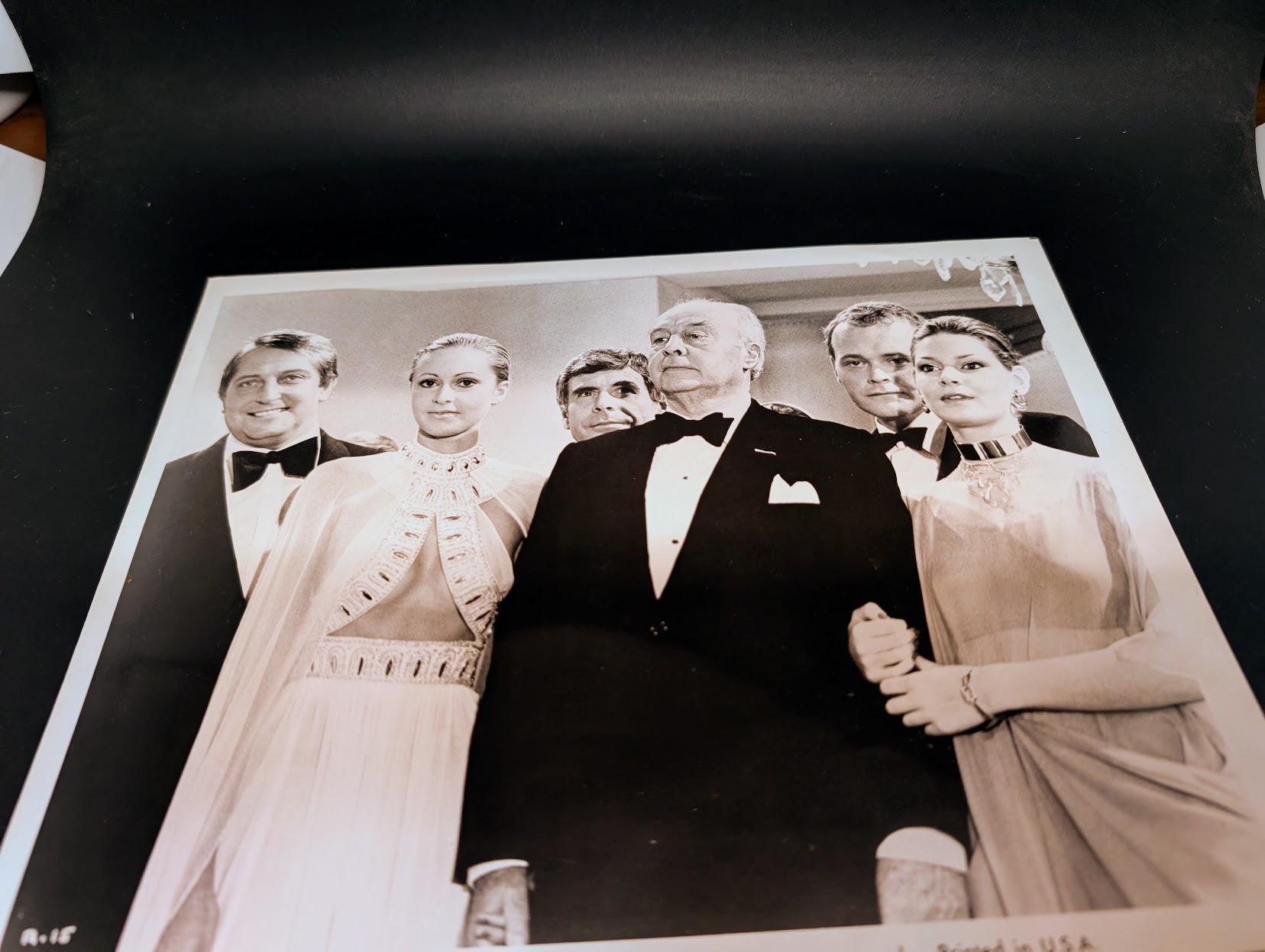 Original Rollerball Movie Photo -1975  John Houseman - Barbara Trentham