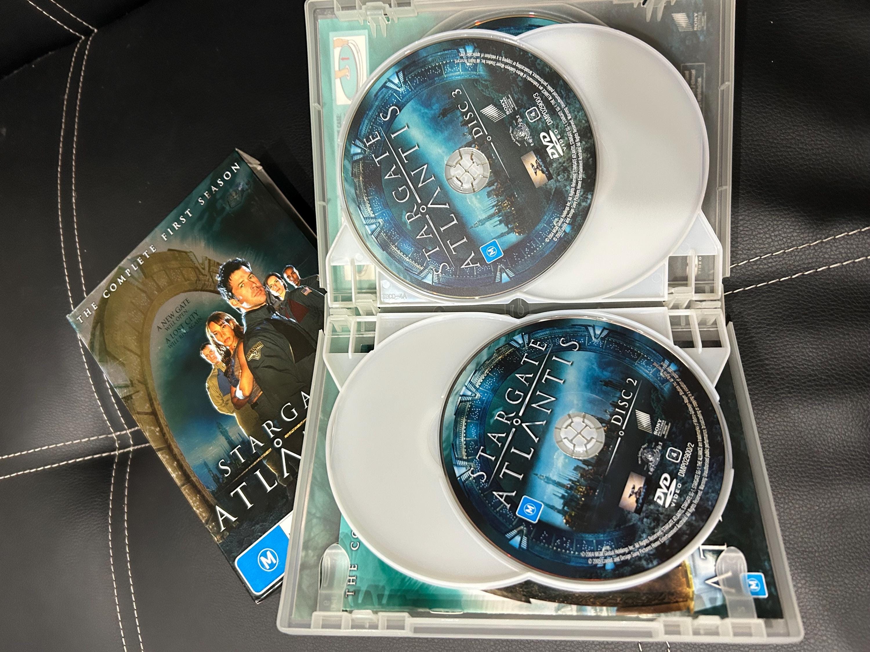 Stargate Atlantis - the Complete First Season DVD - 5 Disc Box Set PAL Reg  4 - Etsy, image size:3000x2250