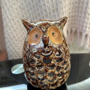 Brown Tea Light Candle Holder