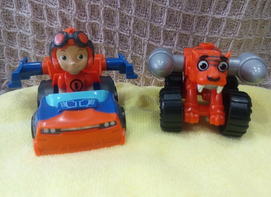 Rusty Rivets Toys Racer Nickelodeon Rivets Rusty Racer Tigerboot Collectible Lot of 2 - Etsy Israel