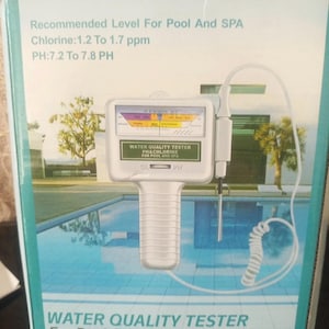Water Quality PH/CL2 Chlorine Tester Level Meter for Swimming Pool Spa
