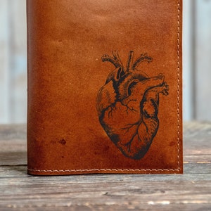 handmade leather journal personalized