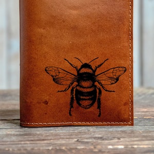 handmade leather journal personalized