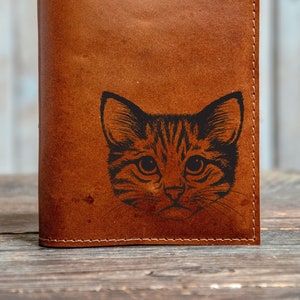 handmade leather journal personalized