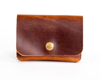 Leather Card Wallet | Front Pocket Wallet | Card Holder | Made in USA