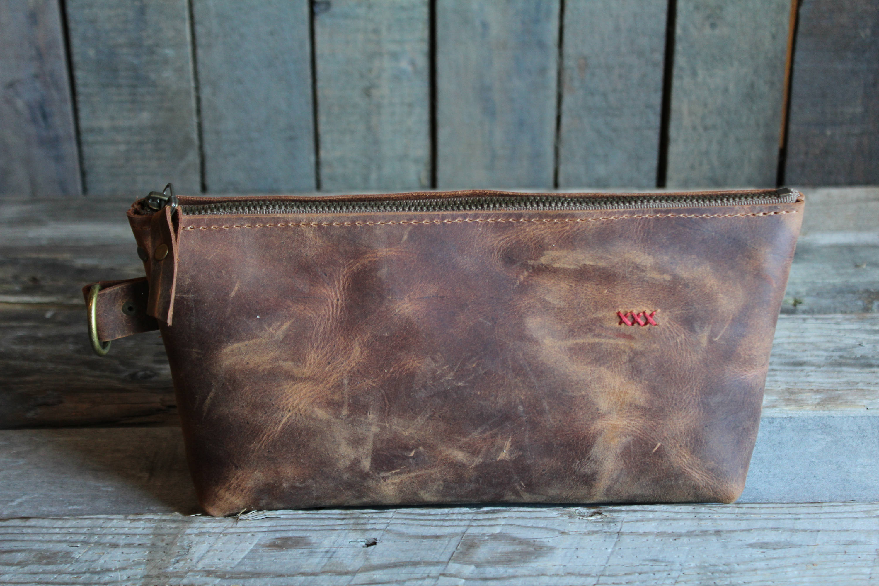 leather pouch leather zipper pouch tool pouch leather Etsy