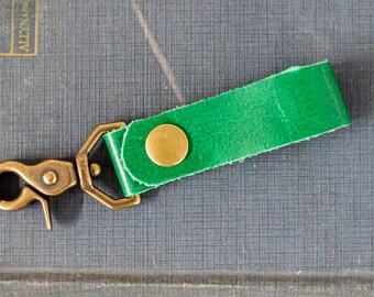 Made in USA | Key Fob |  Leather Keychain | Key Chain | Leather Gift | Colorful