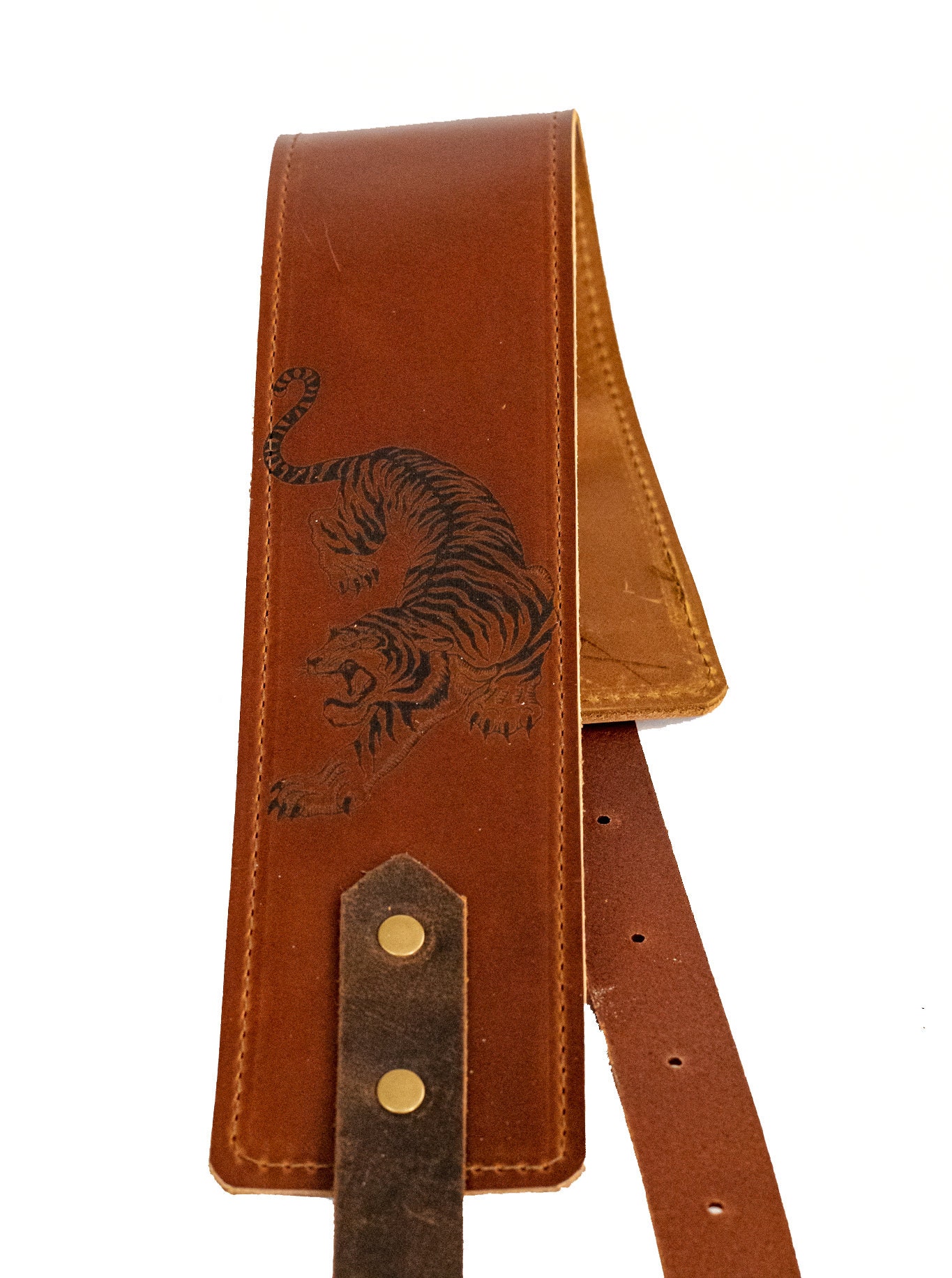 Personalized Leather Guitar Strap Handmade Banjo Strap Etsy