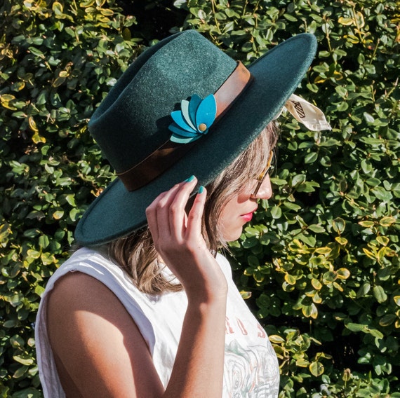 Wide Brim Hat Panama Felt Hat Rancher 