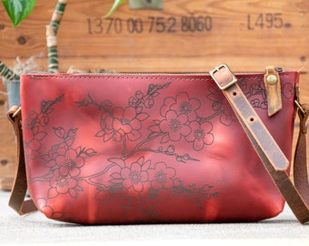 Vintage Leather Shoulder Bag | Handcrafted Eco-friendly