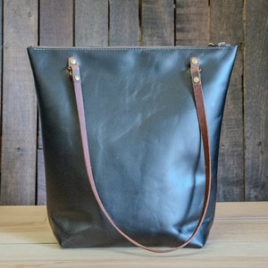 LIMITED EDITION | The Mandella Campfire North South tote | Black Colorblock