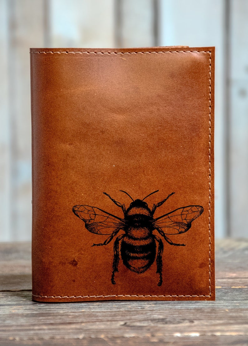 handmade leather journal personalized