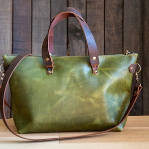 Handmade Leather Purse | Leather Tote Bag | The Bowler Bag