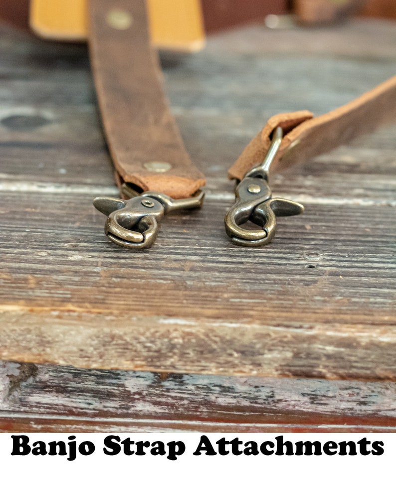 Personalized Leather Guitar Strap Handmade Banjo Strap Etsy