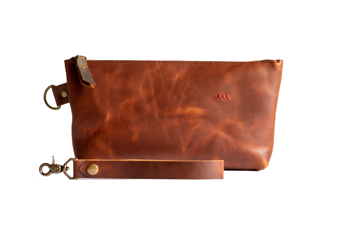 Leather Pouch Handmade Leather Travel Bag Leather Etsy