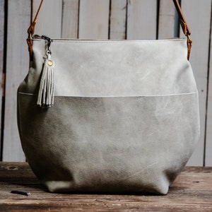 LIMITED RUN Eco-friendly Marie Leather Bag | Multiple Colors | Curved boho style with Tassel