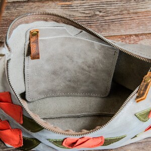 Limited Run | The Spring Tulip Boho Bag! | Eco-tanned Lunar Grey Leather