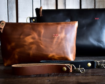 Made in USA | Leather Pouch | Leather Clutch | Tool Bag